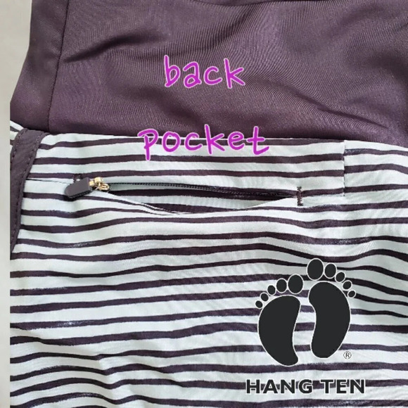 Hang Ten | Ladies' UPF 50+ Quick Dry Hybrid Shorts | Navy | NWT - Picture 3 of 5